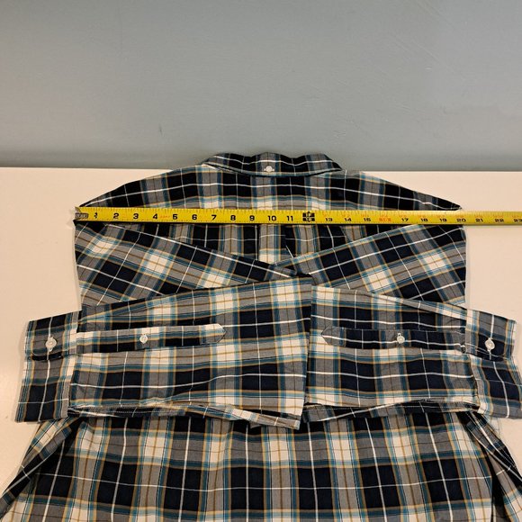 J. Crew Men's XL Four Button Pullover Plaid Shirt New With Tags Style A9334 - Picture 16 of 16